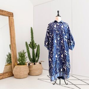 Tish Cox Dolman Sleeve Button Down Maxi Dress